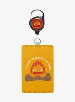 Studio Ghibli Howl's Moving Castle Calcifer Retractable Lanyard