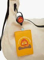 Studio Ghibli Howl's Moving Castle Calcifer Retractable Lanyard