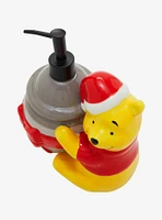 Disney Winnie the Pooh Santa Pooh Bear Holiday Soap Pump