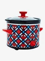 Marvel Spider-Man Diamond Allover Print 2-Quart Slow Cooker