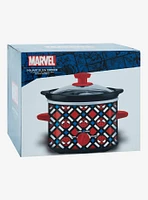 Marvel Spider-Man Diamond Allover Print 2-Quart Slow Cooker