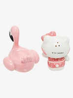 Sanrio Hello Kitty Flamingo Beachside Salt & Pepper Shakers