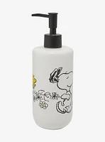 Peanuts Snoopy & Woodstock Floral Soap Pump