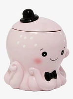 Octopus in Hat Figural Cookie Jar