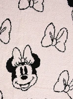 Disney Minnie Mouse Bow Allover Print Feather Throw