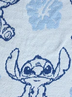 Disney Lilo & Stitch Hibiscus Stitch Feather Knit Throw