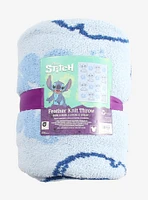 Disney Lilo & Stitch Hibiscus Stitch Feather Knit Throw