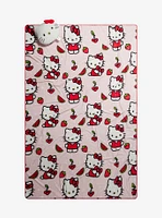 Sanrio Hello Kitty Red Fruit Throw and Pillow Set