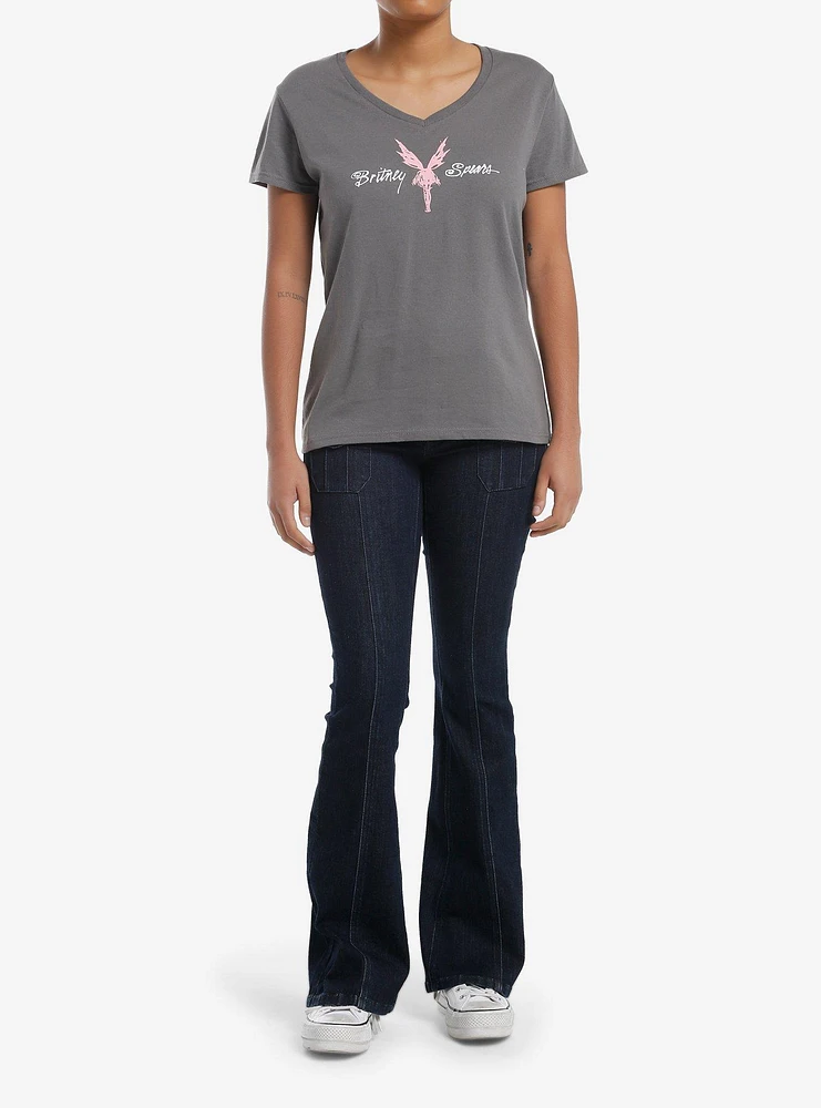 Britney Spears Fairy Girls V-Neck T-Shirt