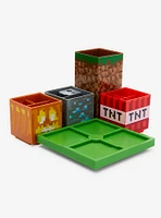 Minecraft Blocks Stacking Desktop Organizer
