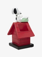 Peanuts Snoopy Doghouse Typewriter Figural Pen Holder