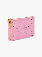 Her Universe Wicked Glinda Pink Butterfly Zipper Wallet