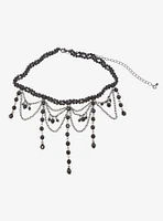 Cosmic Aura Drop Chains Bead Choker