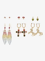 Thorn & Fable Mushroom Wing Unicorn Earring Set