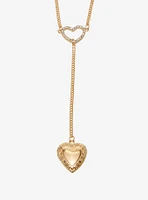 Sweet Society Bow Locket Lariat Necklace Set