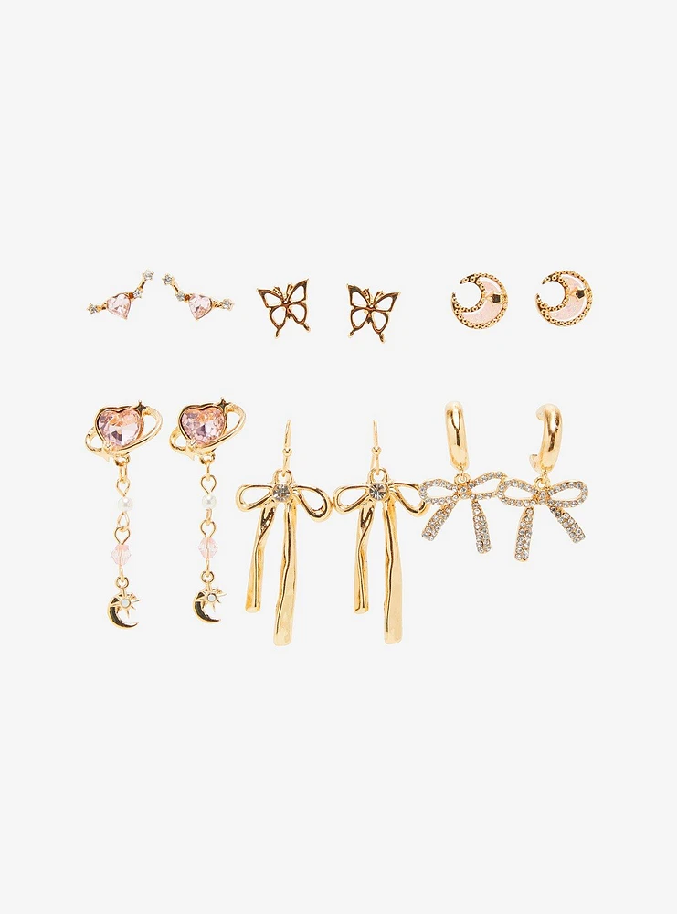 Sweet Society Butterfly Bow Earring Set