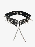 Spike Chain Corset Choker