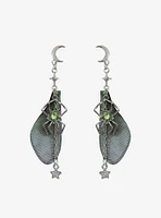 Thorn & Fable Dark Sider Wing Drop Earrings