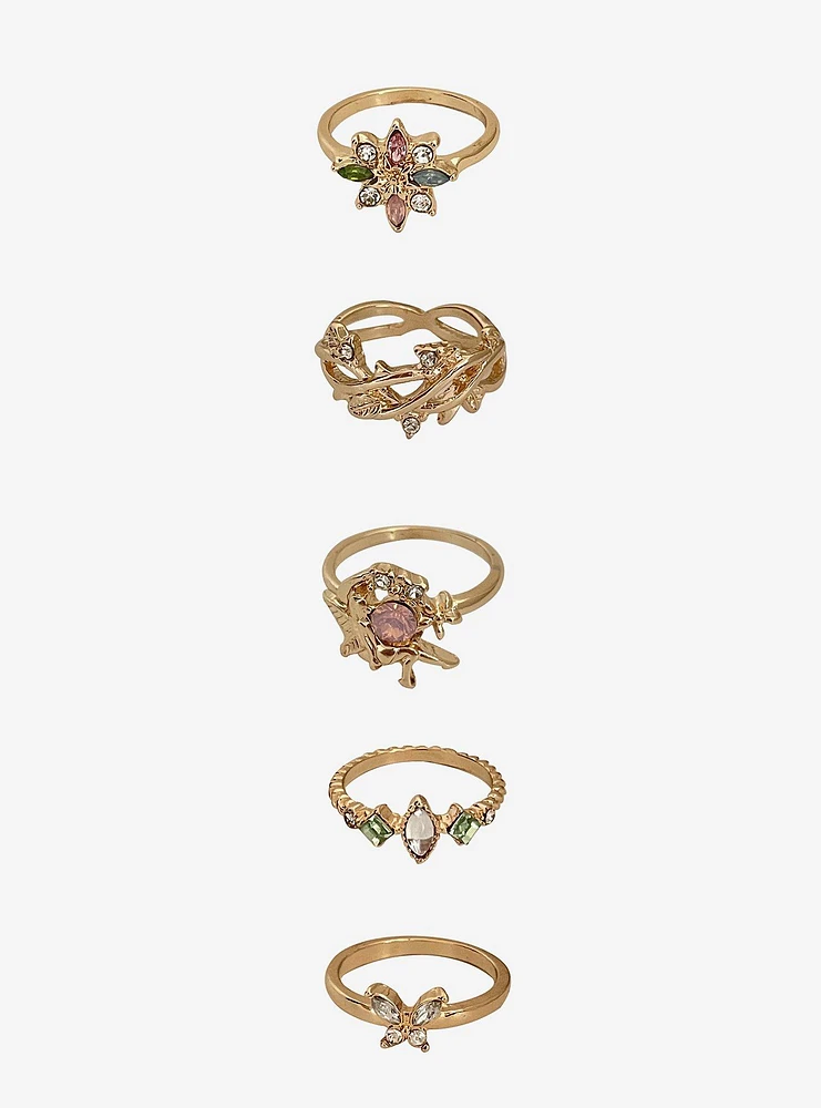 Thorn & Fable Fairy Gems Ring Set