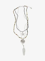 Thorn & Fable Celestial Crystal Layered Necklace