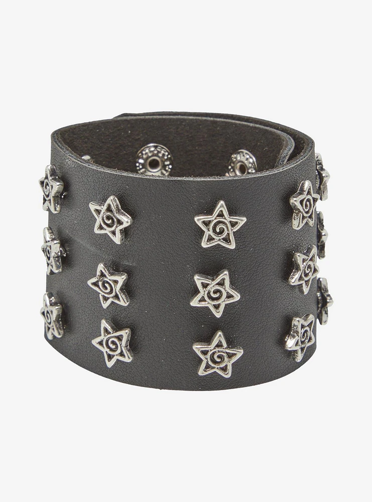 Thorn & Fable Spiral Star Cuff Bracelet