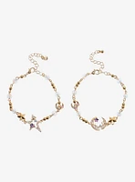 Cosmic Aura Celestial Jeweled Best Friend Bracelet Set