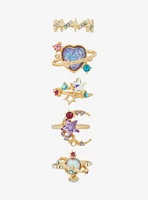 Cosmic Aura Celestial Orbit Ring Set