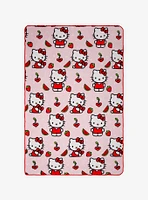 Hello Kitty Fruits Nogginz Pillow & Blanket Set