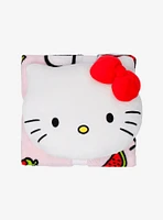 Hello Kitty Fruits Nogginz Pillow & Blanket Set