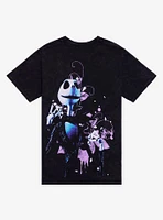 The Nightmare Before Christmas Jack & Sally Wash Boyfriend Fit Girls T-Shirt