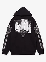 Disney Kingdom Hearts Character Panel Zippered Hoodie - BoxLunch Exclusive