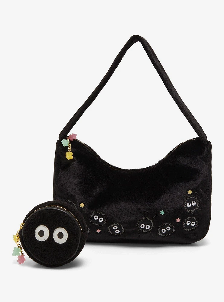 Studio Ghibli® Spirited Away Soot Sprite Fuzzy Shoulder Bag