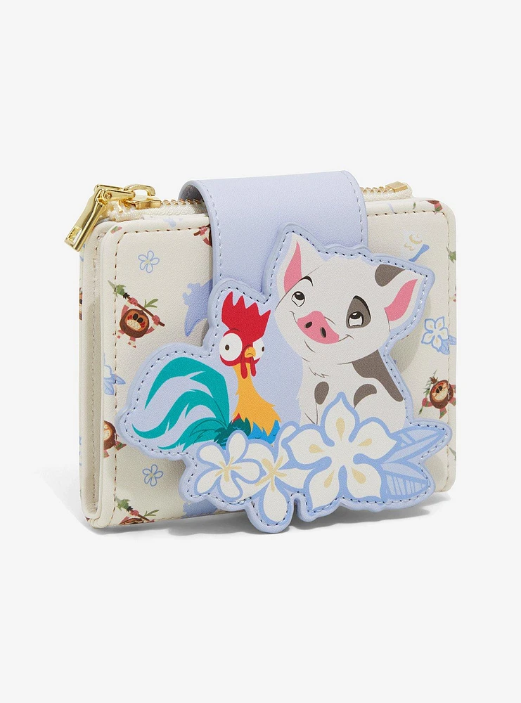 Her Universe Disney Moana 2 Pua & Heihei Flap Wallet