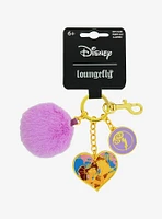 Loungefly Disney Hercules Meg & Hercules Heart Multi-Charm Keychain - BoxLunch Exclusive