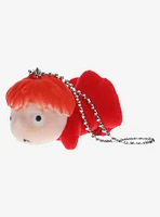 Studio Ghibli Ponyo Figural Flocked Ponyo Keychain