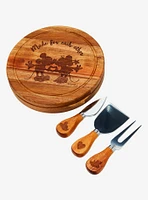 Disney Mickey & Minnie Cheese Board and Utensil Set