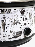 Disney The Nightmare Before Christmas Black & White 7-Quart Slow Cooker