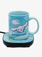 Sanrio Cinnamoroll Cloud Mug with Warmer