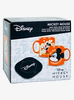 Disney Mickey Mouse Pre Coffee Orange Mug with Warmer