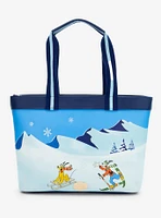 Our Universe Disney Mickey Mouse & Friends Ski Tote Bag with Wristlet Pouch - BoxLunch Exclusive