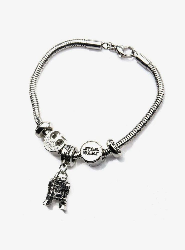 Star Wars R2-D2 Rebel Alliance Symbol Logo Charm Bracelet