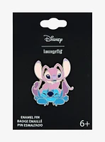 Loungefly Disney Lilo & Stitch Angel & Stitch Enamel Pin — BoxLunch Exclusive