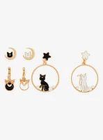 Pretty Guardian Sailor Moon Luna & Artemis Earring Set - BoxLunch Exclusive