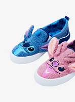 Disney Stitch & Angel Plush Slip-On Sneakers