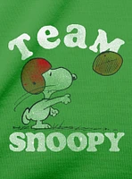 Team Snoopy Long Sleeve Raglan Youth Pajama Set