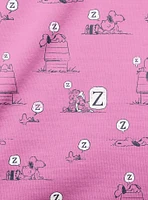 Snoopy Peanuts Rather Be Sleeping Youth Pajama Set