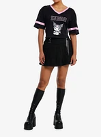 Kuromi Varsity Girls Crop T-Shirt