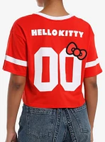 Hello Kitty Varsity Girls Crop T-Shirt