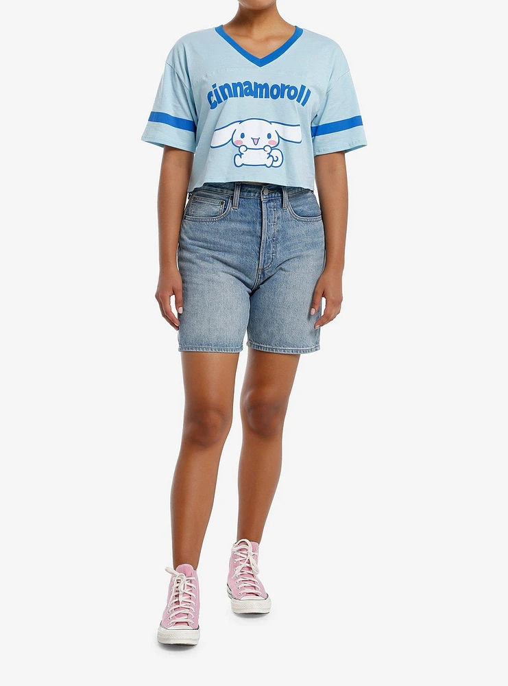 Cinnamoroll Varsity Girls Crop T-Shirt