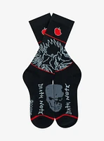 Death Note Ryuk Apple Glow-In-The-Dark Crew Socks